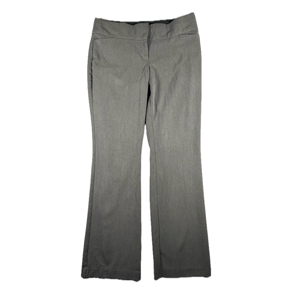 Maurices Women’s Gray Bootcut Dress Trousers Sz 13/14 Long Stretch Career